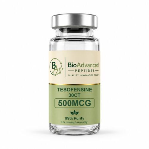 Tesofensine 500MCG 30ct product vial - BioAdvanced Peptides, for research use only